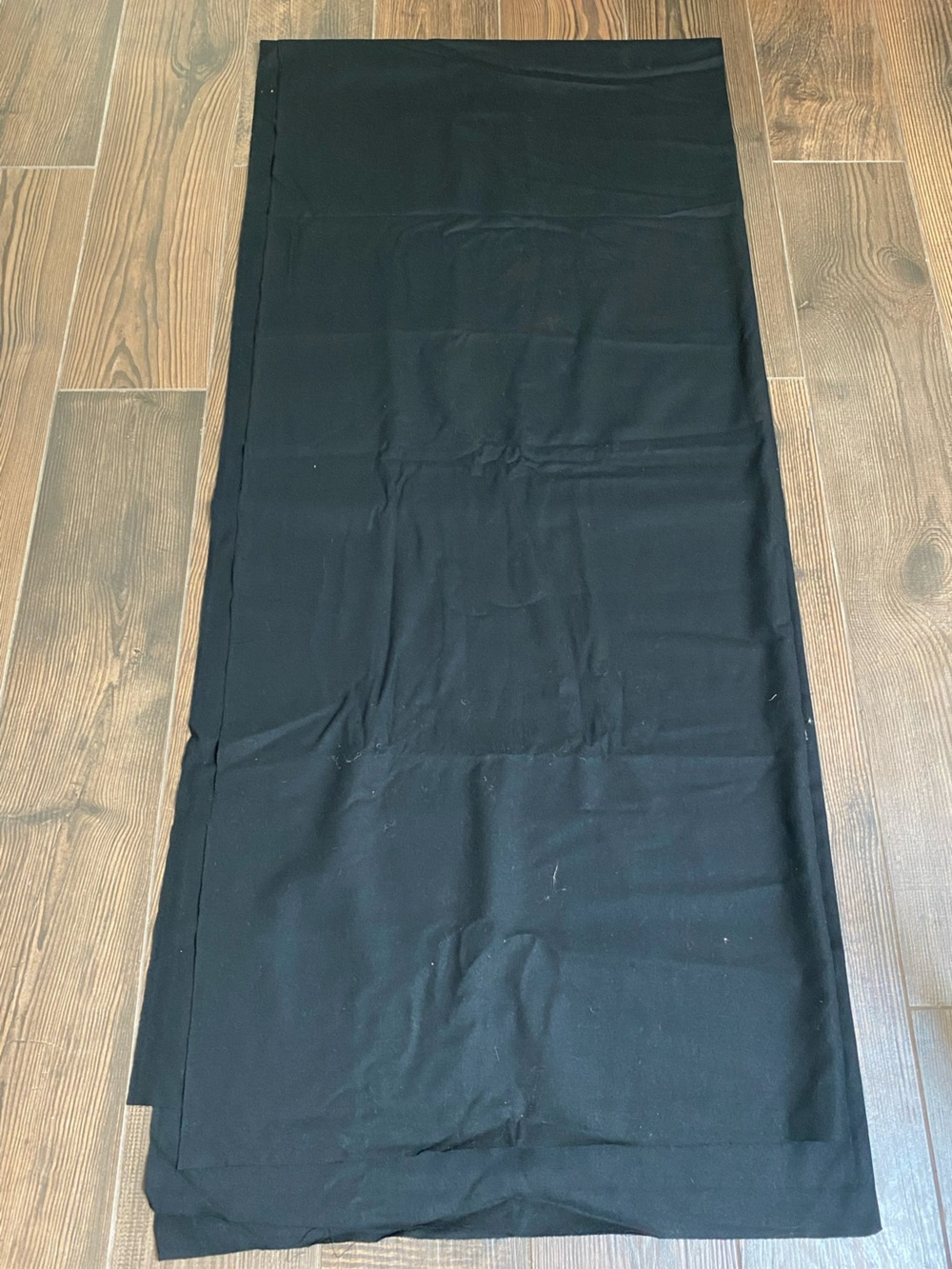 Vintage Black Wool- 3+ Yards